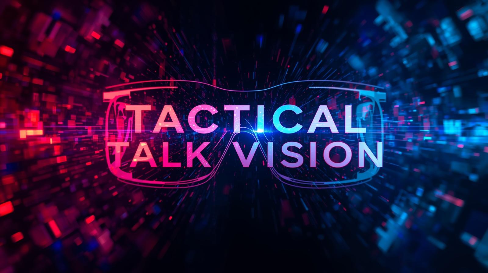 Tactical Talk Vision AR Smart Glasses with holographic HUD